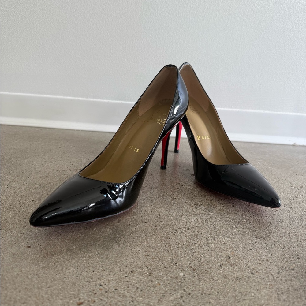 Christian Louboutin Black Patent Leather Heels